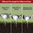 thumbnail image 4 of 50pcs 83mm Golf Tees Plastic Big Cup Transparent with US Flag Accessories TE021-A 50pcs, 4 of 5