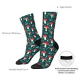 thumbnail image 2 of Yiaed Amanita Mushroom Print Great elasticity Crew Socks Sports socks for Men and Women, 2 of 5