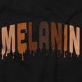 thumbnail image 2 of Melanin Skin Shades Paint Drip Romper Boys or Girls Infant Baby Brisco Brands NB, 2 of 6