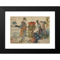 thumbnail image 2 of Katsushika Hokusai 24x18 Black Modern Framed Museum Art Print Titled - Odawara (1804), 2 of 5