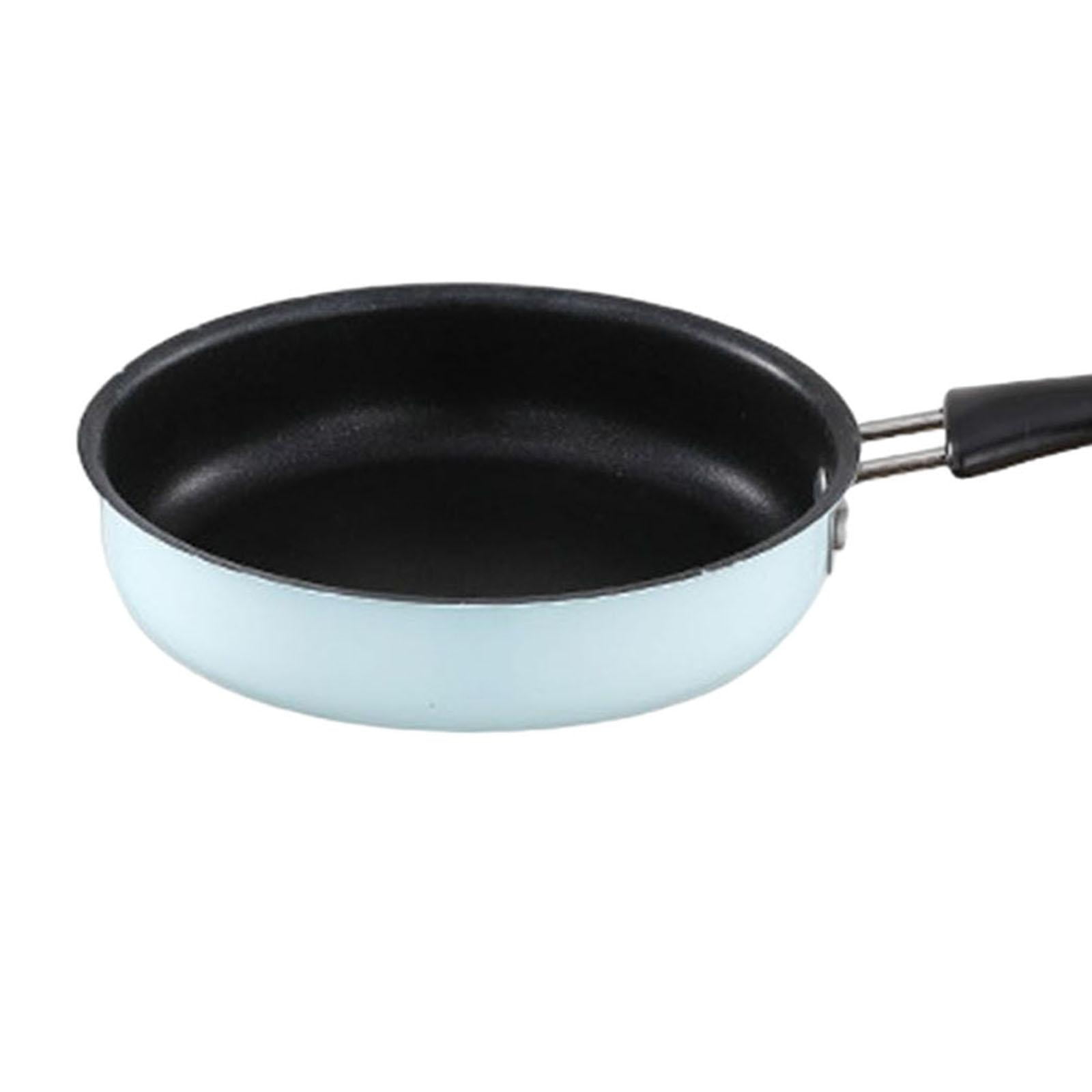 Stainless Steel Frying Pan Small Saute Pan Smokeless Non Surface Omelet  Pans Induction Cooker