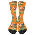 thumbnail image 4 of Stockings 67 Cute Printed Baseball Crew Socks Fun Patterned Knee High Socks Soft Comfortable Casual Socks For Daily Wear & Sports Polyester Long Socks, 4 of 5