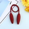 thumbnail image 5 of Masteelf 2pcs Useful Curtain Tiebacks Punch Free Curtain Rope Creative Window Curtain Strap for Home Living Room Bedroom (Red), 5 of 10