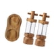 thumbnail image 4 of 2 piezas Manuales Molineros Molinos de molino de sales Molinos, Pepper Shakers, Molino de condimento para una barbacoa para la mesa del hogar de, 4 of 9