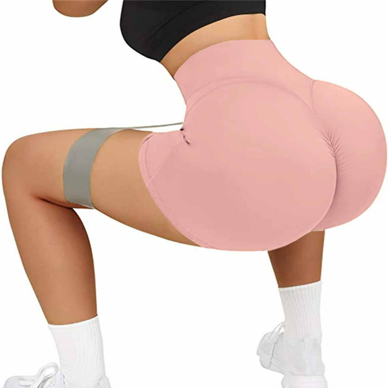 Wozhidaose Workout Leggings for Women High Waist Yoga Shorts With Side  Pockets Running Gym Workout Biker Shorts leggings 