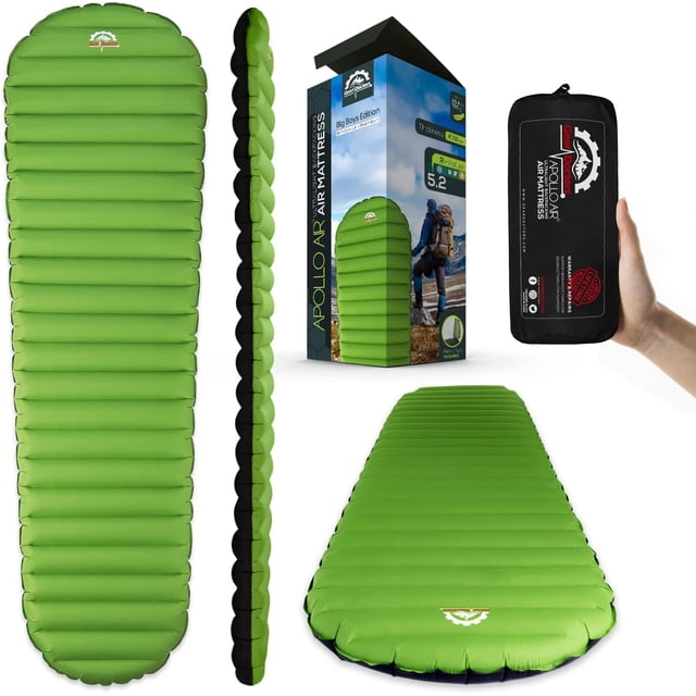 Colchoneta inflable para camping Gear Doctors ApolloAir con R-Value 5.2