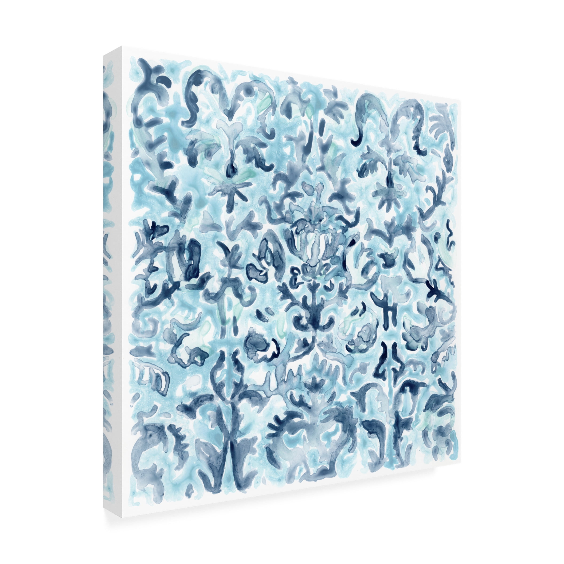 June Erica Vess 'Azure Mosaic Tile III' Canvas Art