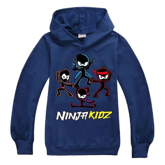 Ninja Kidz Printed Hoodies teenager Boys Girls Long Sleeve Hooded Sweatshirt Casual Pullover Jumper Tops