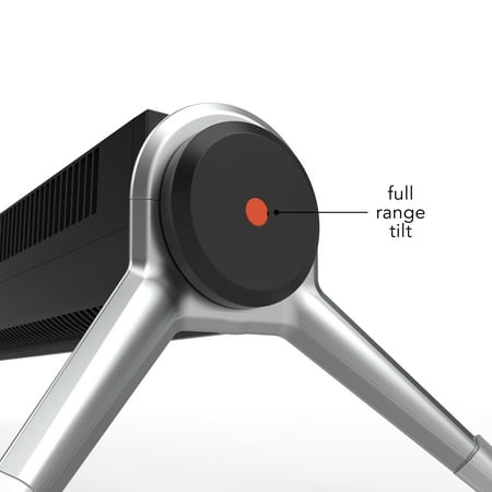 Sharper Image - AXIS 47 Airbar Tower Fan - Black
