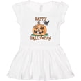 thumbnail image 3 of Inktastic Happy Halloween Kittens in a Pumpkin Girls Toddler Dress, 3 of 5