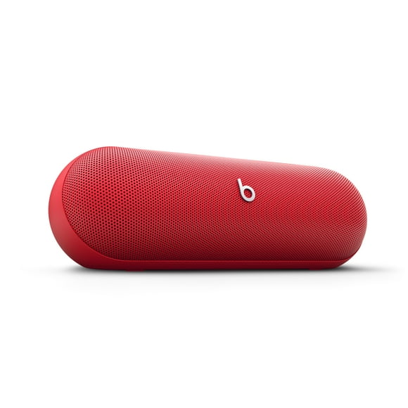 Beats Pill - Altavoz Bluetooth inalámbrico y cargador portátil vía USB-C - Hasta 24 horas de duración de la batería, resistente al agua IP67, compatible con Apple y Android, micrófono incorporado - Ro