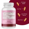 thumbnail image 2 of Coenzyme CoQ10 600mg with Bioperine (60 Vegetarian Capsules) - Naturally Fermented - No Fillers - No Stearates - Vegan - Gluten Free - Non GMO, 2 of 8