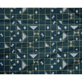 thumbnail image 4 of oneOone Tissu Polyester Lycra Imprimé Géométrique Diamant & Triangle BTY 56 Pouces de Large, 4 of 4