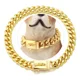 thumbnail image 1 of Nikpet Collar De Cadena De Oro Para Perro Collar De Cadena D, 1 of 7