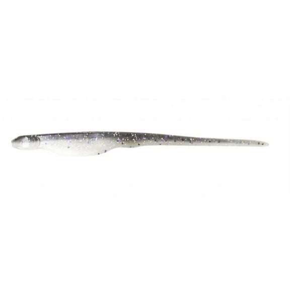 X Zone Fishing Lure 14215 6" Whiplash Shad Smoke Pearl Laminate 8 Per Bag