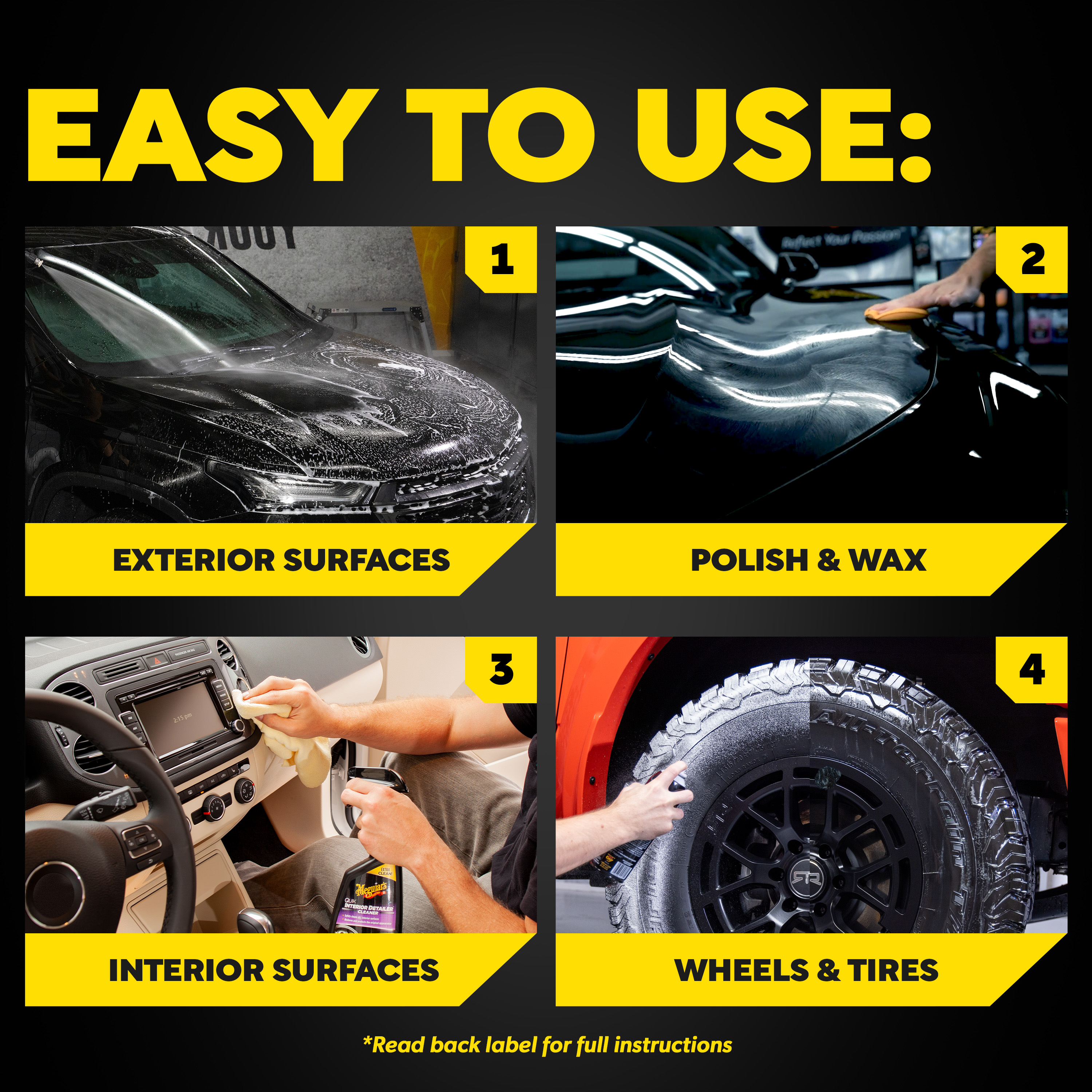 Meguiar's Complete Car Care Kit, 6-Piece Detailing Set photo 6