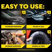 Meguiar's Complete Car Care Kit, Car Detailing Gift Set for Car Lovers, Men, Dads and Husbands