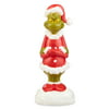 Holiday Time 14 Inch Blow Mold Dr. Seuss' Grinch Santa Blow Mold Grinch Santa