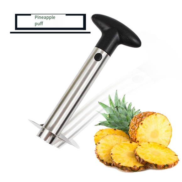 Stainless Steel Pineapple Peeler, Corer, Slicer, and Cutter - Easy Kitchen Tool for Effortless Fruit Preparation