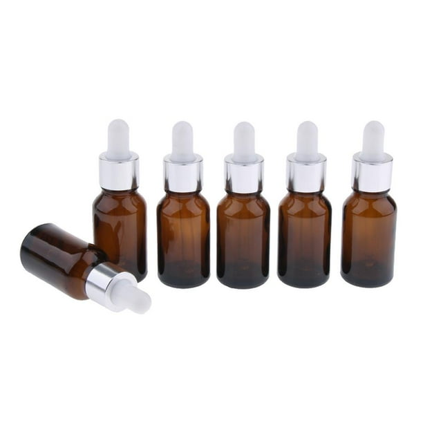Viajes, 6x, Frascos cuentagotas vacíos, Estuches para contenedores de líquidos para ojos 15ml