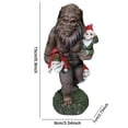 thumbnail image 5 of Estatua Gorila Gnomos Resina Estatuilla Adorno Escultura Gorila Y Gnomos Divertidos, 5 of 5