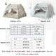 thumbnail image 2 of Cama para tienda de campaña para mascotas, cama tipi para mascotas, tiendas y casas portátiles plegables, tienda nido para perros y gatos con cojín extraíble para gatos, perros pequeños, cama par, 2 of 5