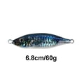 thumbnail image 3 of Señuelos de pesca de caballa luminosa UV con impresión 3D Bionic 6,8 cm 60 g cebo (azul), 3 of 8