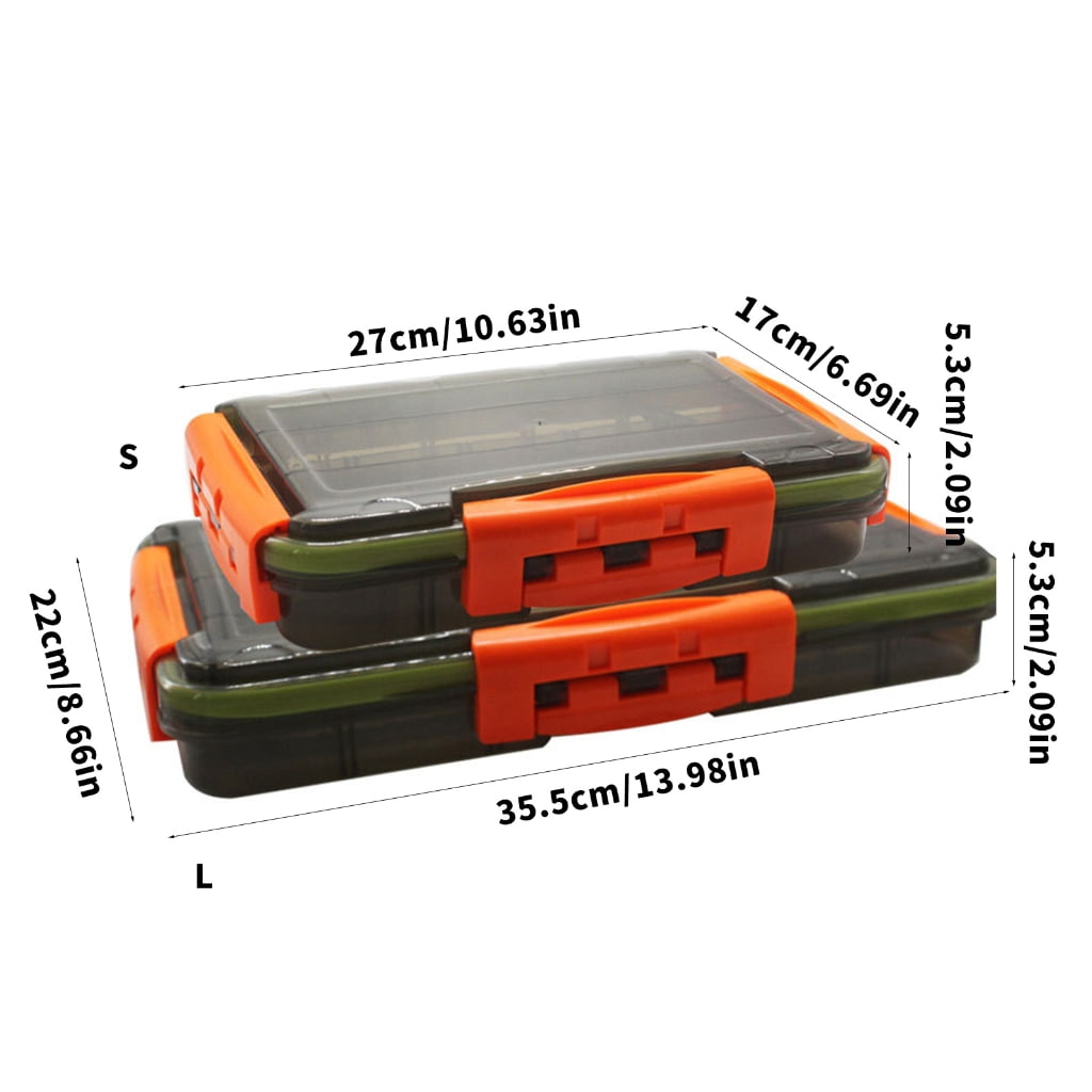 Versatiles Fishing Gear Storage Box With Leakproof Sealing Removable Fishing Tackle Box Baits Hook Fishings Gear