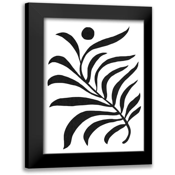 Green, Jacob 12x14 Black Modern Framed Museum Art Print Titled - Matisse Fern I