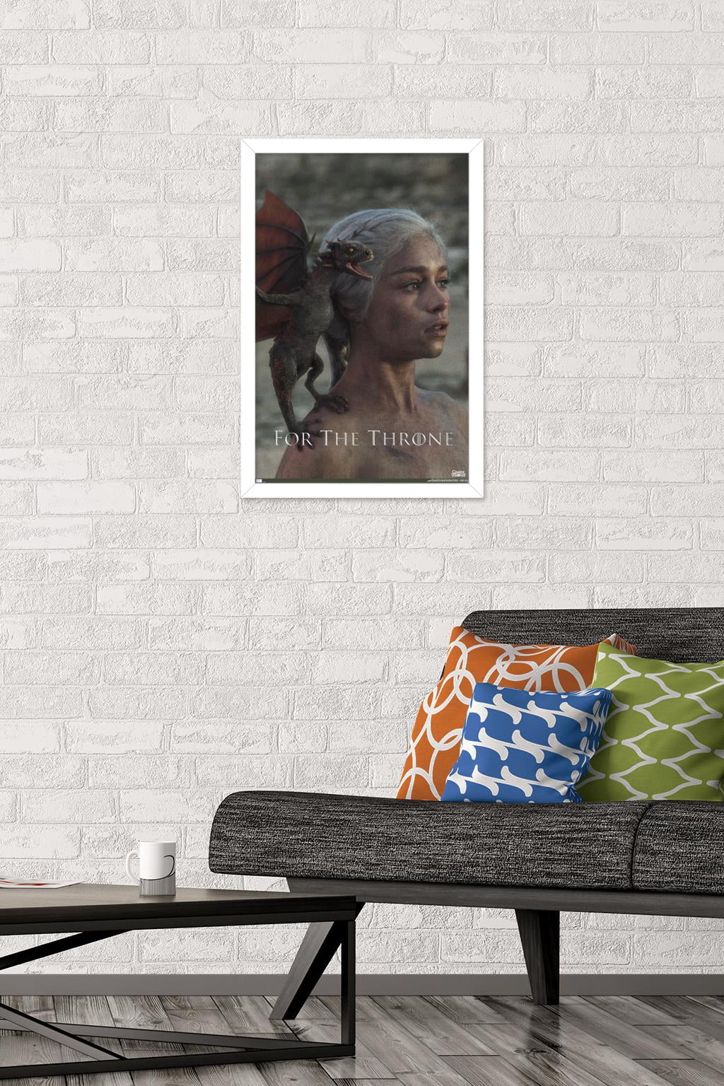 Game of Thrones - Daenerys Targaryen Wall Poster, 14.725" x 22.375", Framed