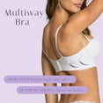thumbnail image 2 of LeSensuel Underwire Bra Multiway Light Push Up Bra - Strapless Back Smoothing Bras for Women, 2 of 7