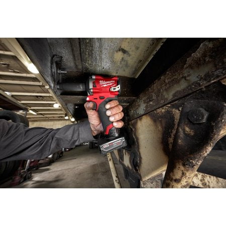 Milwaukee 2555P-20 M12 Fuel Stubby 1/2 inch Pin Impact Wrench for sale online 