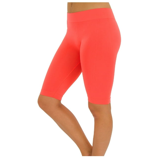 TD Collections Women's Relaxed Stretch Bermuda Leggings Short