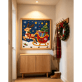 thumbnail image 2 of DIY Christmas Fabric Art Painting Kit, No‑Sew 3D Fabric Poke Mosaic Craft Set With Frame & Tools, Creative Holiday Craft For Adults And Beginners, Great Xmas Wall Decor(Reindeer), 2 of 6
