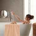 thumbnail image 4 of Djunllk Bath Towels - Soft Velvet Bath Sheets Bathroom Towel Wrap, Absorbent, Dry Quickly, Moderately Thick, All Season Use, 55 x 28 inch, 4 of 6