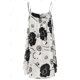 thumbnail image 4 of Vestido camisero en capas con estampado floral y tallas grandes con top cruzado cruzado Rosegal Bikinis, 4 of 5