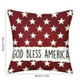 thumbnail image 3 of 4th of July PALIFEUR Pillow Covers, 18 x 18 Inch Indeoendence Day Linen Pillow Case, Patriots Throw Pillow Covers for Sofa Bedroom Coffice, American Flag Decorative Pillow Cover, 3 of 7