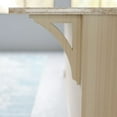 thumbnail image 5 of Ekena Millwork 1 3/4"W x 8 1/2"D x 12"H Large Thorton Wood Bracket, Rubberwood (6-Pack), 5 of 5