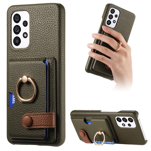Compatible con iPhone 12, Funda GANGXUN con soporte magnético y tarjetero