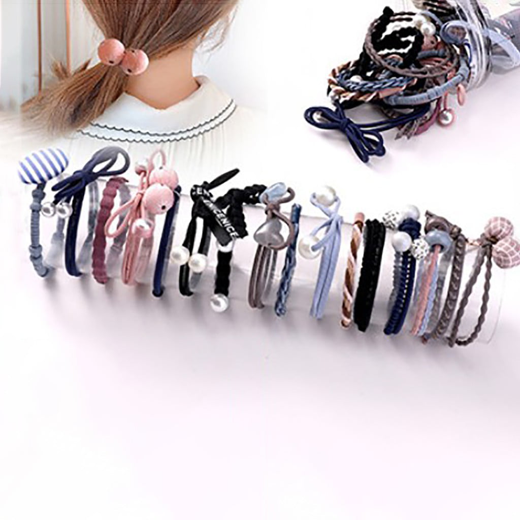 Hair Bands For Women'S Hair Women Rubber Band Hair Rope Headdress Tie Hair  Rope Case Cute Hair Ring for Women, Hairbands Women, Ponytail Holders, Hair  Accessories 