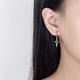 thumbnail image 3 of Pendientes Colgantes Sonducket Metal Cobre Estilo Gótico Punk Unisex Negro, 3 of 6