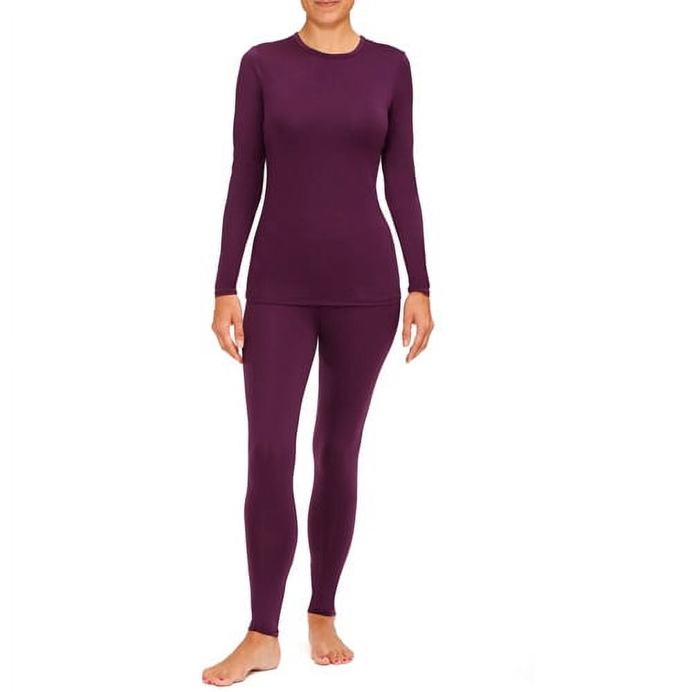 ClimateRight by Cuddl Duds Women's Thermal Guard Base Layer Leggings, Sizes  XS to XXL