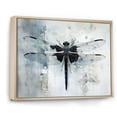 thumbnail image 2 of Designart "Elegant Dragonfly Ballet" Animals Dragonfly Floater Framed Wall Art Prints, 2 of 5