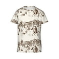 thumbnail image 4 of Wukai Western Desert Cowboys3 Youth Unisex Short Sleeve T-Shirt for Boys, Girls, Teens, and Kids-X-Small, 4 of 7