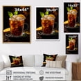 thumbnail image 4 of Designart "Harmonious Aroma Of Cuban Coffee III" Cuba Floater Framed Wall Art Living Room, 4 of 5