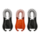 thumbnail image 1 of Xiao Hua Pinzas para el pelo tipo banana de 6 piezas, flexibles, para coletas, herramienta de peinado para mujeres (4 negras y 2 marrones), 1 of 5