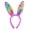 A, variant on Sequins Rabbits Ear Headbands Colorful Animes Theme Gatherings Hairband Movie Enthusiasts Plush Headbands for Teens Adult