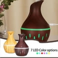 thumbnail image 2 of Humidifier for Home,Led Vase Humidifier, Light Wood Grain,for Large Room,Plants,Nursery,Office BPA FREE, 2 of 7