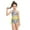 White, variant on Dvkptbk Swimwear Women Cover Ups for Swimwear Women Parent-Child Ladies Split Two Piece Swimsuit High Waist Top Tie Swimwear Bikini Set