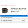 thumbnail image 2 of Fuel Rail Insulator - Compatible with 1997 - 2004 Mitsubishi Montero Sport 1998 1999 2000 2001 2002 2003, 2 of 2